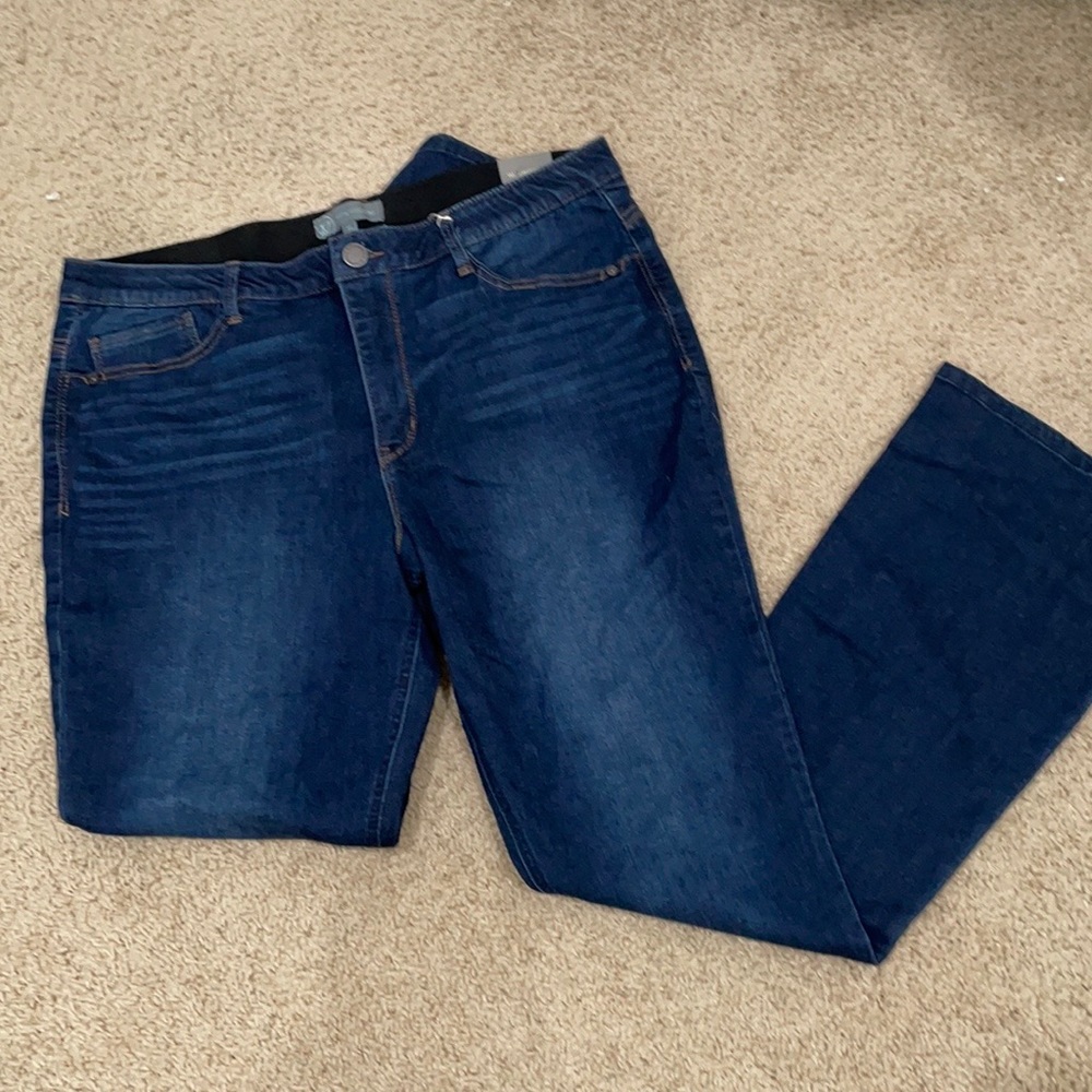 Wit & Wisdom High Rise Itty Bitty Boot Jeans size 18